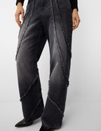 Baggy Jeans with Tassels
