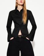 BLOUSE WITH WIDE SLEEVES
