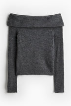 Off-the shoulder sweater