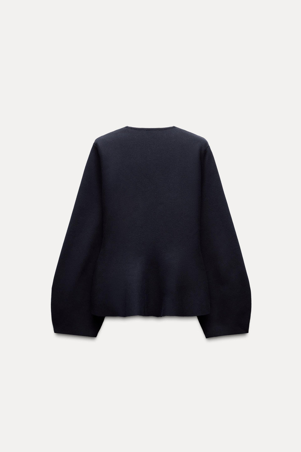 BELTED BLAZER WITH SHOULDER PADS