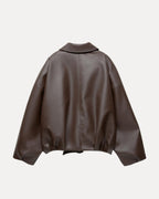 Belted Leather Jacket