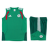Algeria Green Sleeveless Set