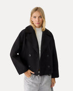 Heritage Cropped Wool Coat