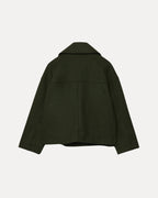 Heritage Cropped Wool Coat