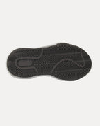 Wave Sole Leather Sneaker – White