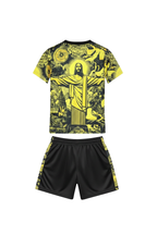 Brazil ”Jesus” Yellow Limited Jersey Kids Size