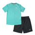 Full Set / M(fits like S) / Mint Green and Black(shorts)