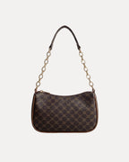Chain Handle Baguette Bag