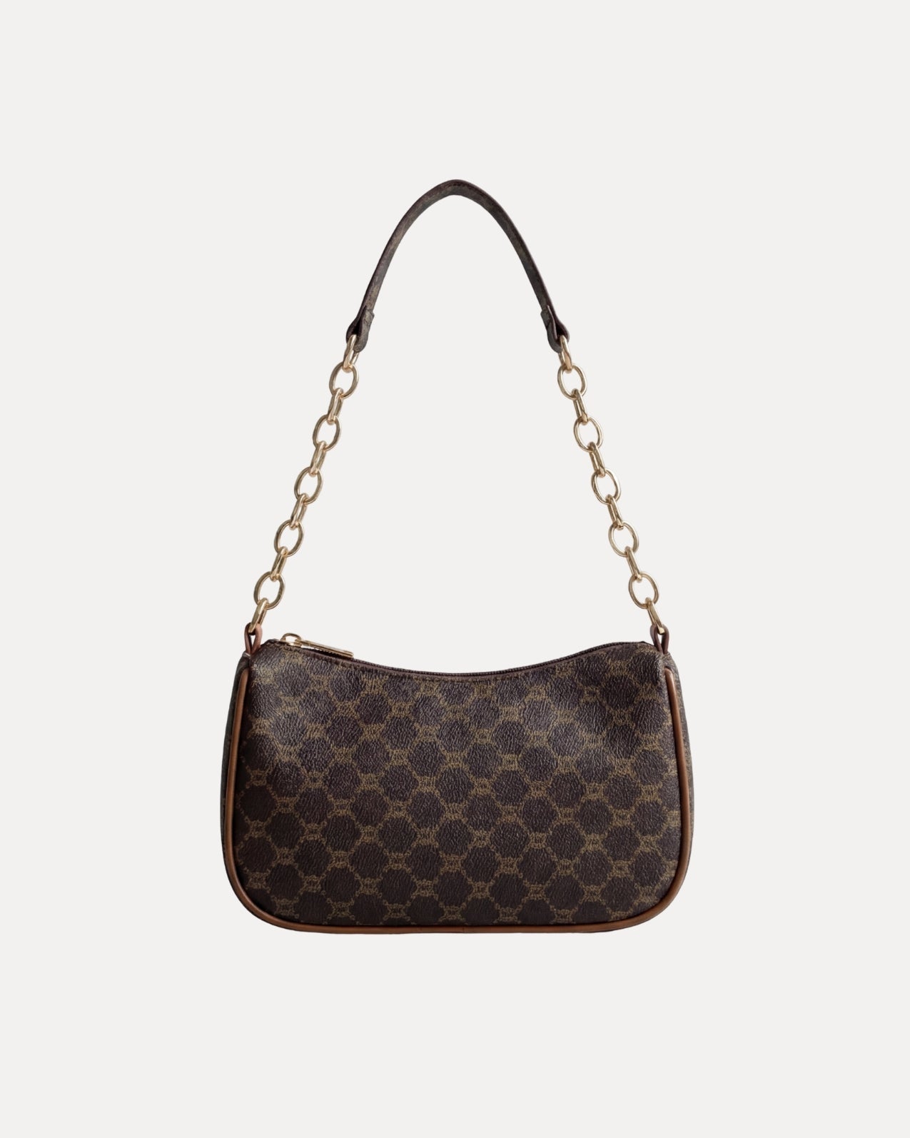 Chain Handle Baguette Bag