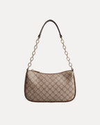 Chain Handle Baguette Bag