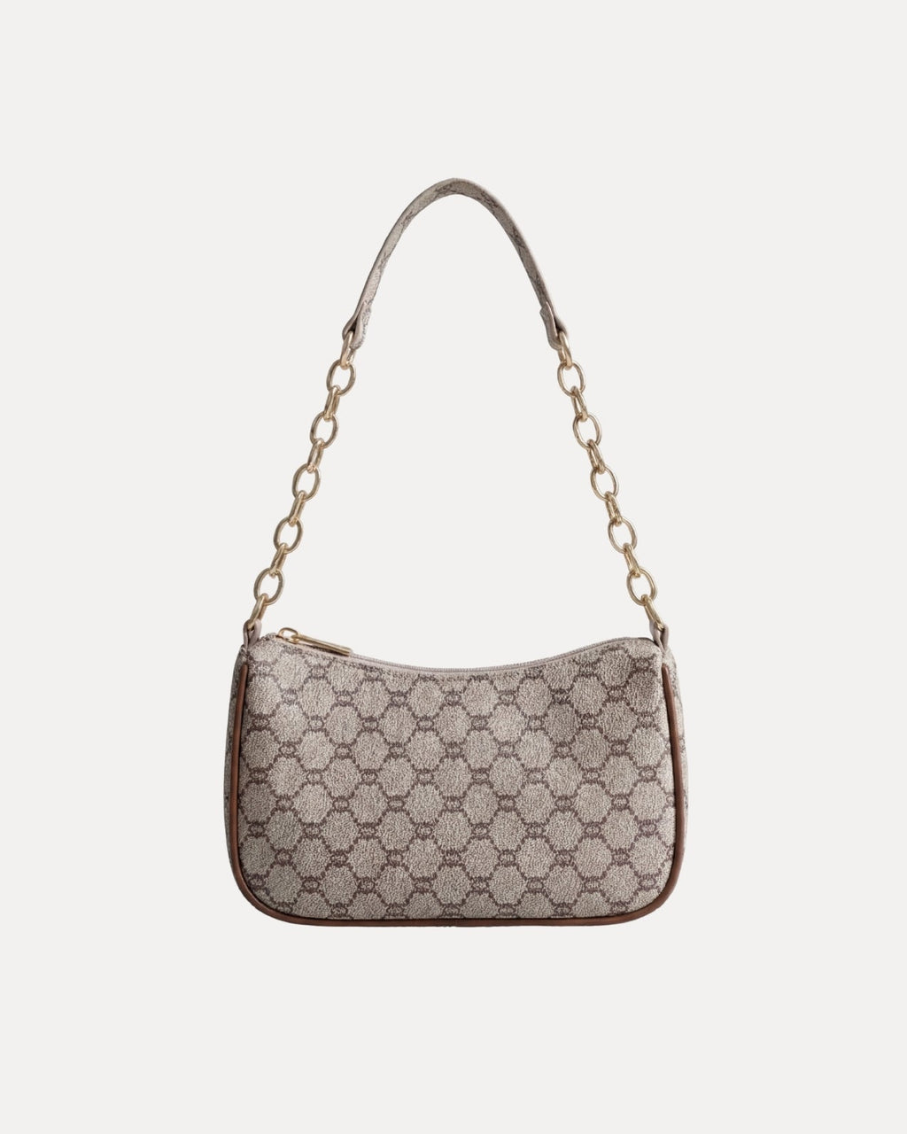 Chain Handle Baguette Bag