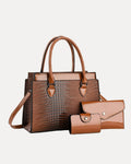 Textured Classic Handbag Set