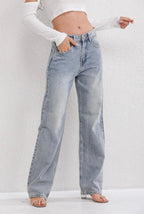 Ripped Straight Leg jeans