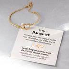 ALWAYS IN MY HEART - INFINITY HEART BRACELET