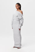 Drop Shoulder Sweater Dress