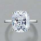 Solid 925 Sterling Silver Princess Cut