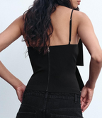STRAPPY BOW CROP TOP