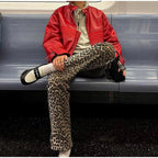 Leopard Print Jeans