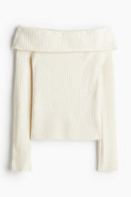Off-the shoulder sweater