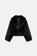 Faux Fur Cropped Jacket