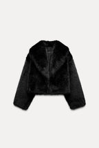Faux Fur Cropped Jacket